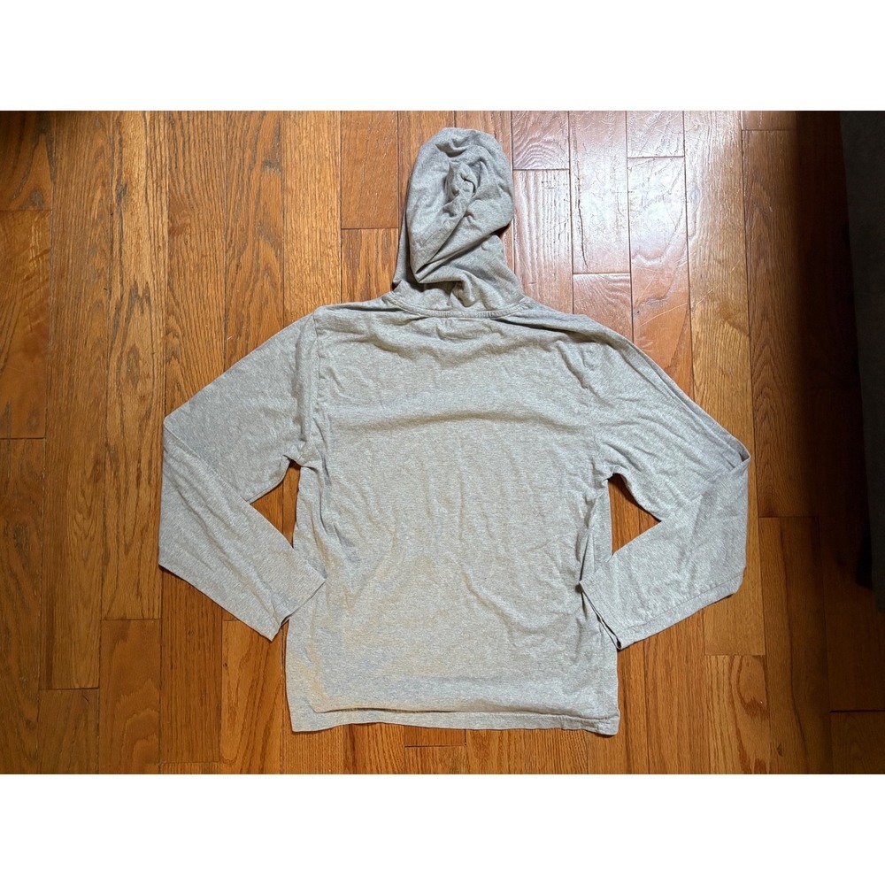 Polo Ralph Lauren Boys XL 18-20 Gray Long Sleeve Hooded T-Shirt Pony Logo Tee - Picture 3 of 3